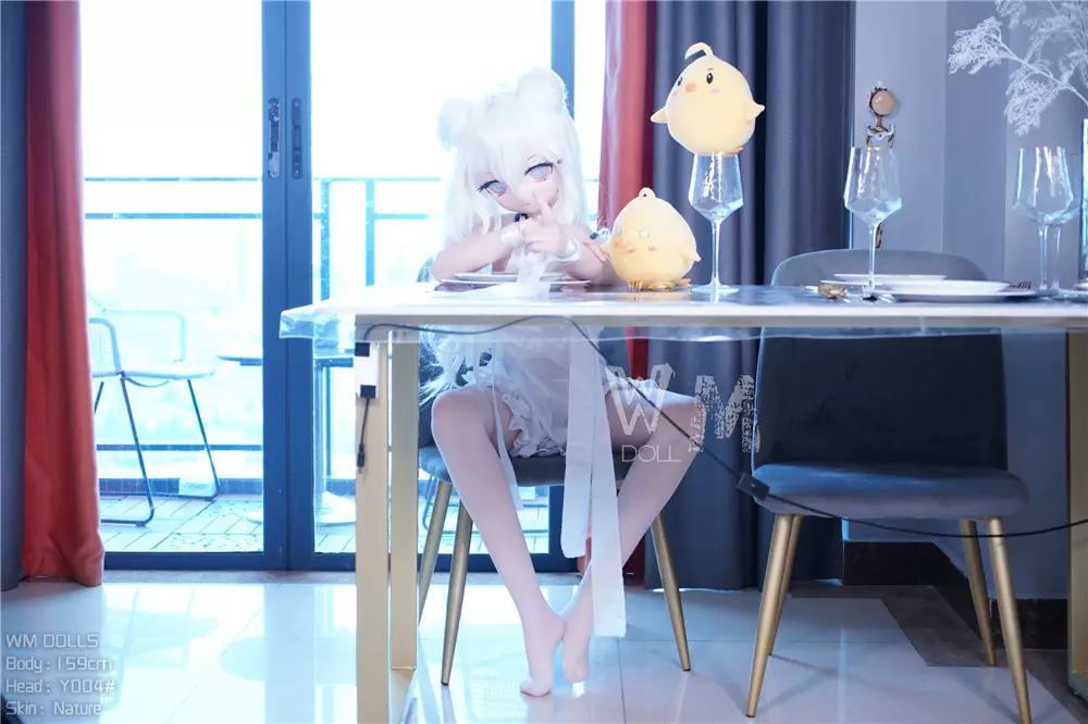WM S-TPE 159cm (5ft2) Anime TPE Sex Doll with PVC Head #004